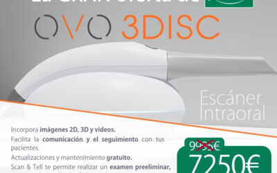 Gran Oferta Abril Escáner Intraoral OVO de 3DISC